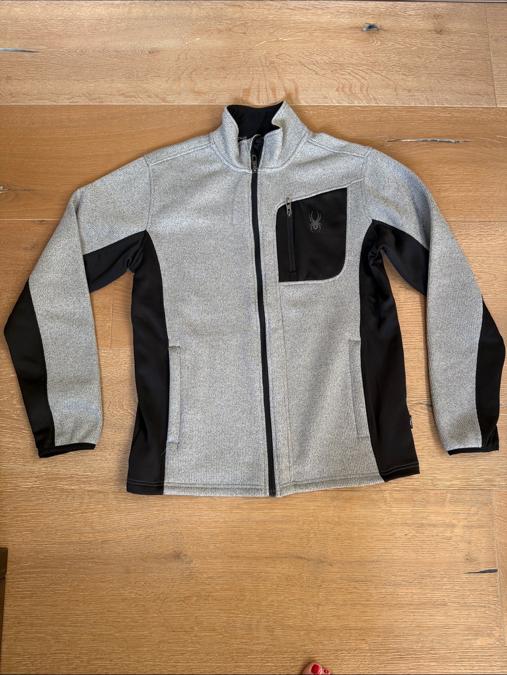 Spyder Men’s Full-Zip Jacket | Relaxed Fit | Fleece Performance Jacket
